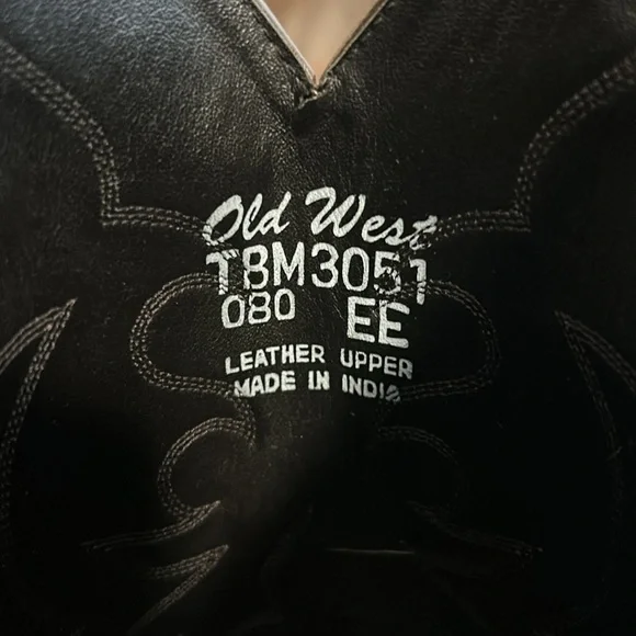 Old West women’s brown cowboy boots size 9 EE (extra large) - Picture 6 of 10